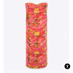 Zara Printed Tulle Corset Bodycon Dress